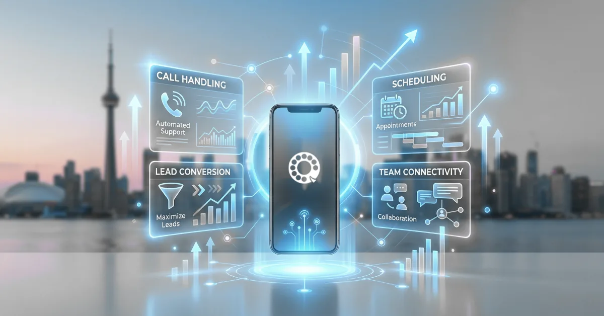 AI-powered mobile VoIP system boosting call handling, scheduling, and business growth in Canada
